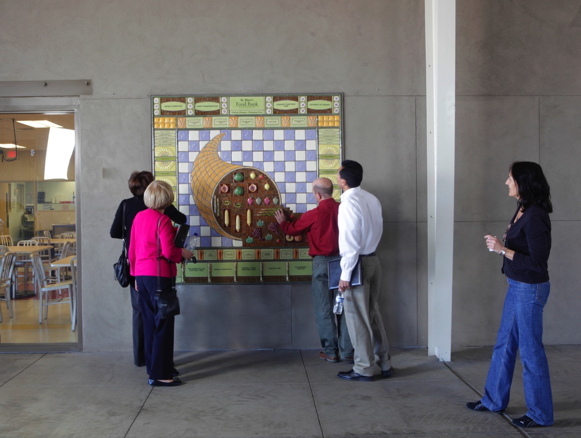 Food bank wall